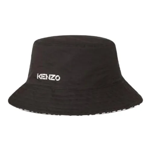KENZO Полиэстер Шляпа ведра Черная Унисекс