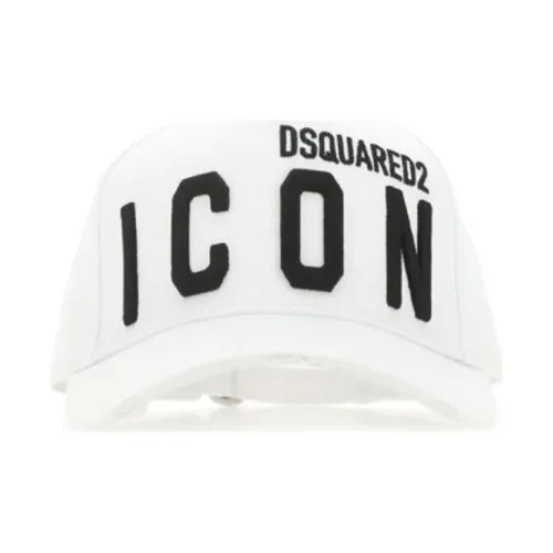 DSQUARED 2 Хлопок Бейсболка Белая Унисекс