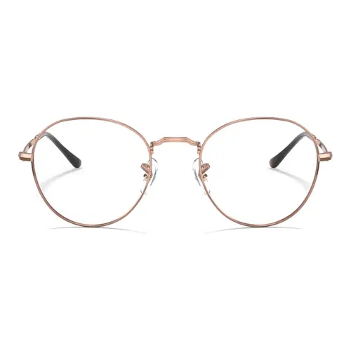 Очки RayBan с диоптриями золотые унисекс