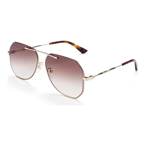 McQ Alexander McQueen Солнцезащитные очки Градиентный Коричневый Унисекс