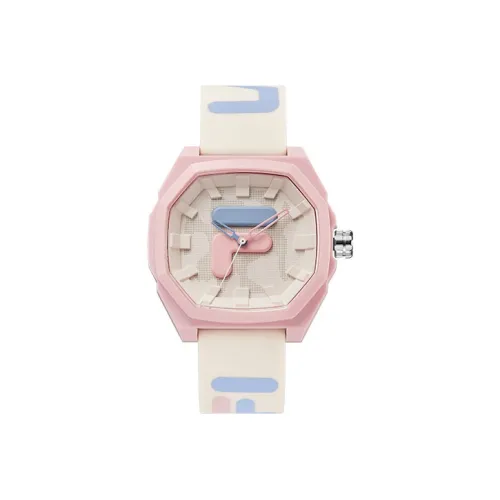 FILA 6105 Collection Наручные часы Кварцевый механизм Силиконовый ремешок Белый циферблат Унисекс