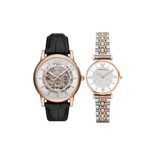 EMPORIO ARMANI Baby's Breath Collection Mechanical Collection Кварцевые механические часы ремень из натуральной кожи