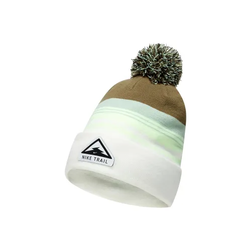 NIKE Шапки-бини Оливково-зеленый Унисекс
