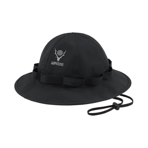 Supreme x South2 West8 Коттоновые Панамы Унисекс Многоцветные Черные