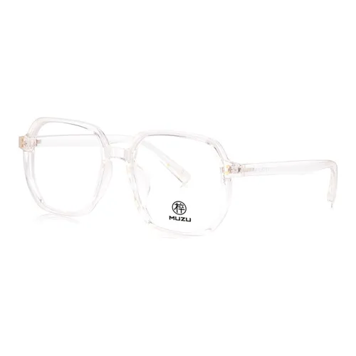 MUZU TR Памятный пластик Нерегулярная форма Оправа для очков Унисекс