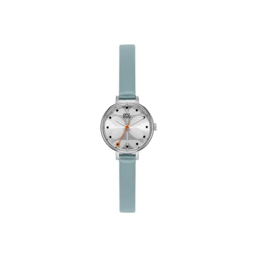 ORLA KIELY Women's Watch Кварцевый механизм Кожаный ремешок 35 мм Серебристый циферблат OK2015