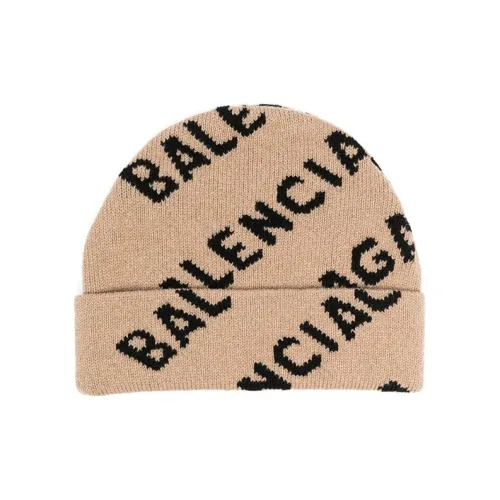 BALENCIAGA Полиэстер Шапка-бини Хаки Унисекс