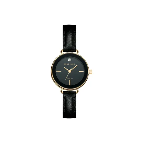 ANNE KLEIN Кварцевый механизм, женские часы Fiorever Collection, 30 мм * 30 мм * 8 мм, черный