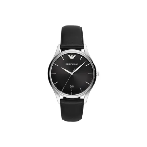 EMPORIO ARMANI Darth Vader Collection Наручные часы Кварцевый механизм Кожаный ремешок Черный циферблат Мужские часы AR11287