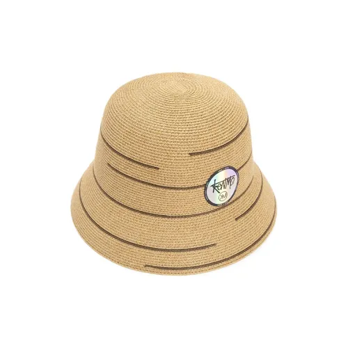KENMO Плетеная соломенная шляпа ведра для женщин