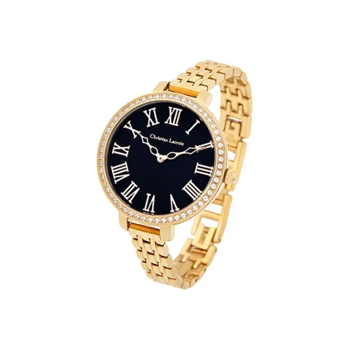 Christian Lacroix Кварцевый Movement Женские Часы 38 мм Золотой