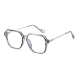 Прозрачно-серая рамка с синими линзами