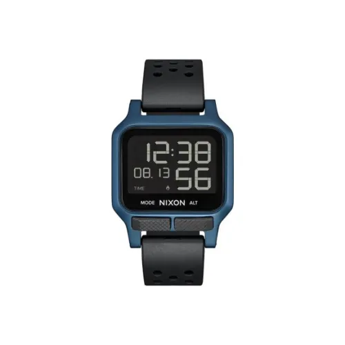 NIXON Термо Коллекция Наручные часы Электронный Механизм Силиконовый Ремешок 38 мм Черный Циферблат Унисекс