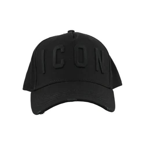 DSQUARED 2 Хлопок Бейсболки Черные Мужские