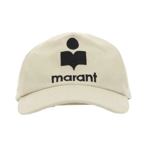 ISABEL MARANT Хлопок Бейсболка Сливочный/Черный Унисекс
