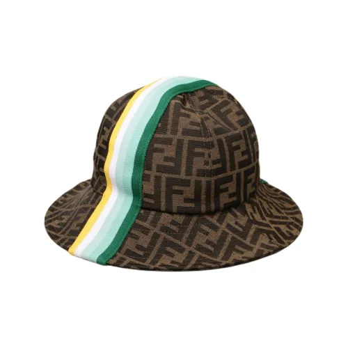 FENDI Cotton Bucket Hats Многоцветный Kids