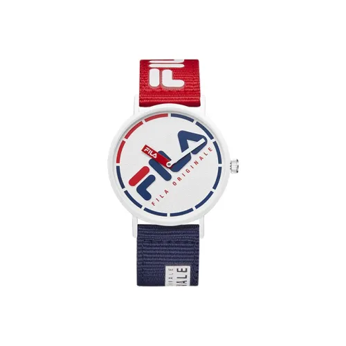 FILA Наручные часы Кварцевый механизм Нейлоновый ремешок 43 мм Белый циферблат Женские часы FLM38 6130 001