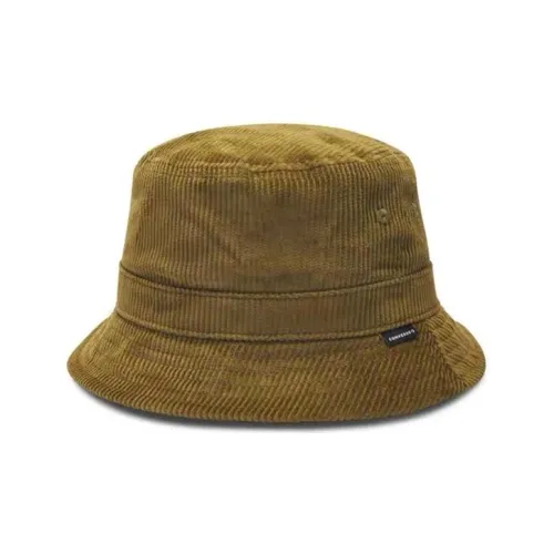 Конверс Вельвет Шляпы ведра Коричнево-зеленый Унисекс