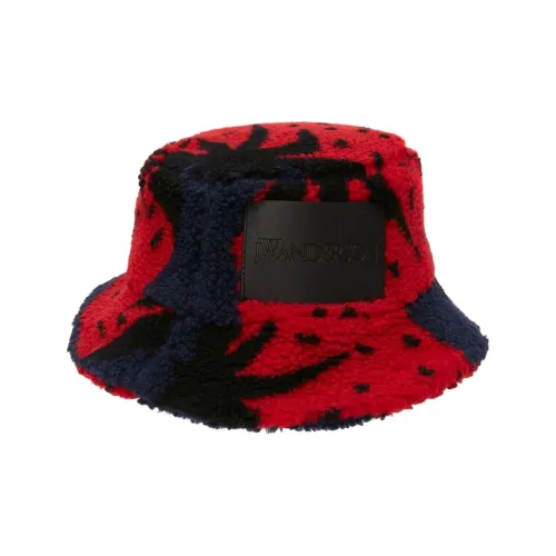 JW Anderson Шляпы ведра Синий/красный Унисекс