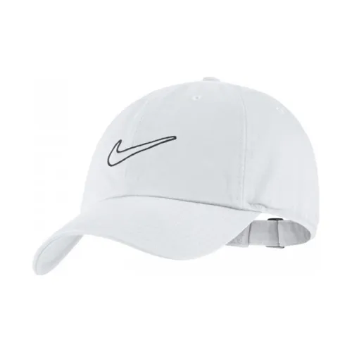 Nike Хлопковые кепки унисекс белые