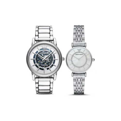 EMPORIO ARMANI Автоматический Механический Движение Унисекс Часы 43 мм Белый
