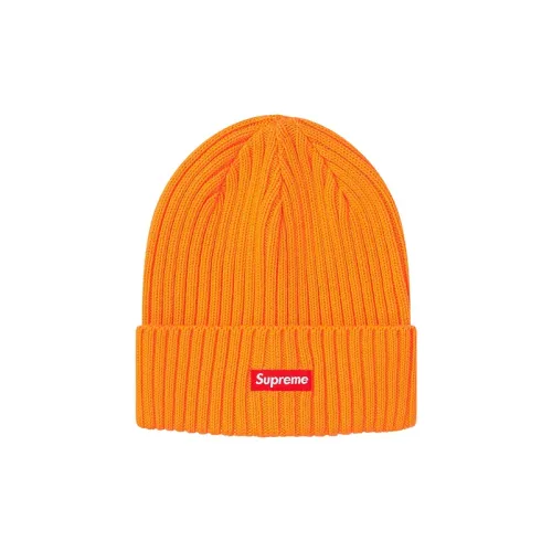 Supreme 100% хлопок Шапки-бини Унисекс Оранжевый