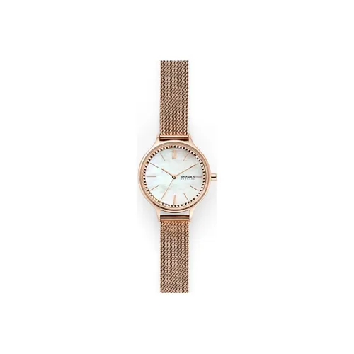 SKAGEN Кварцевый Movement Женские Часы 30MM Белые