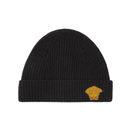 VERSACE Шапки-бини Черный Унисекс
