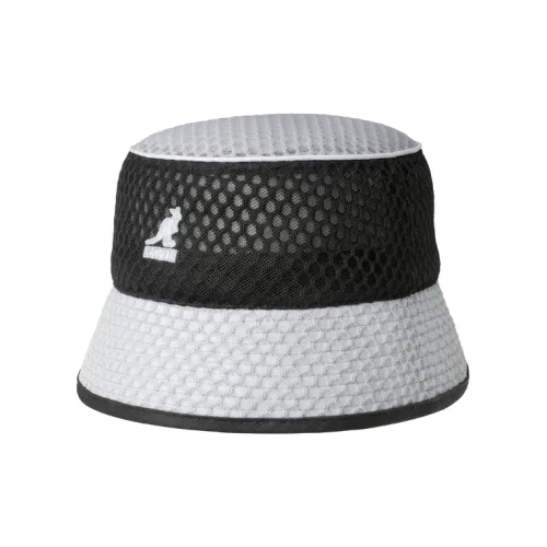 KANGOL Полиэстер Шляпа ведра Черно-белая панда Унисекс
