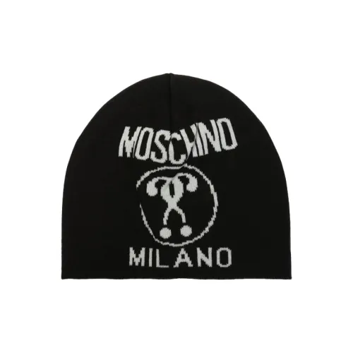 MOSCHINO Шапки-бини Черный Унисекс