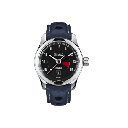 BREMONT Автоматический Механический Movement Унисекс BREMONT Treasure Name Speed ​​Collection Часы 43 мм Черные