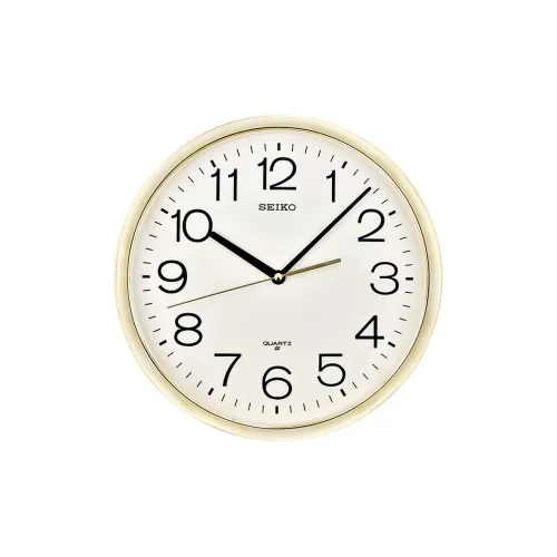 SEIKO Кварцевый механизм пластиковый корпус стенные часы унисекс белый QXA014A