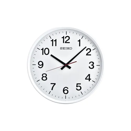 SEIKO Кварцевый механизм, унисекс, настенные часы, белый
