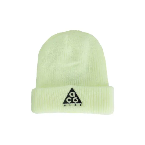 NIKE Шапки-бини Зеленый Унисекс