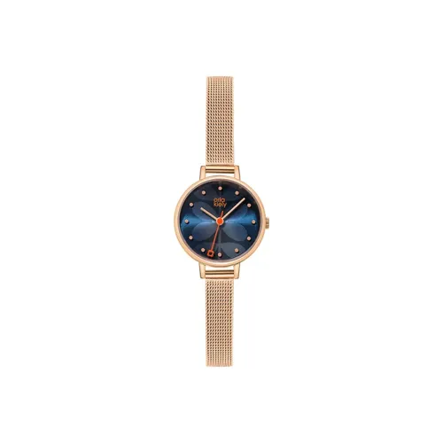ORLA KIELY Женские часы Кварцевый механизм Ремешок из нержавеющей стали Синий циферблат OK4068