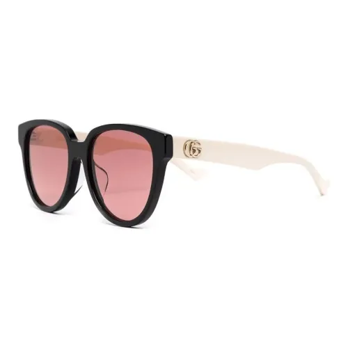 GUCCI Пластиковая оправа OVAL SUNGLASSES Женские