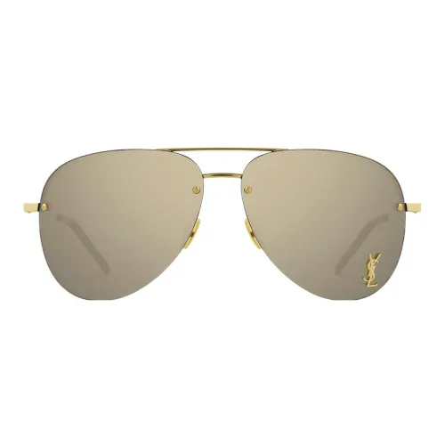SAINT LAURENT Солнцезащитные очки Золотой Унисекс