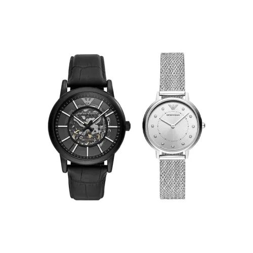 EMPORIO ARMANI Автоматический Механический Движение Унисекс Часы 43 мм Черные