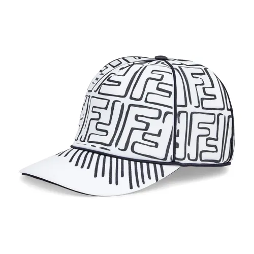 FENDI Бейсболки Белый Унисекс