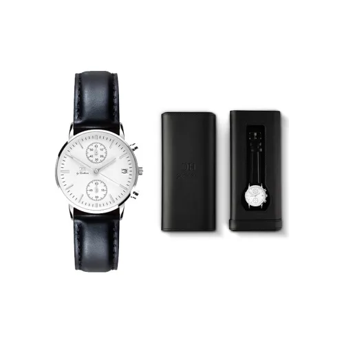 CARLHEIM Jylland Collection Женские часы Кварцевый механизм Естественная кожа Ремешок 34 мм Белый циферблат Часы DMSB055