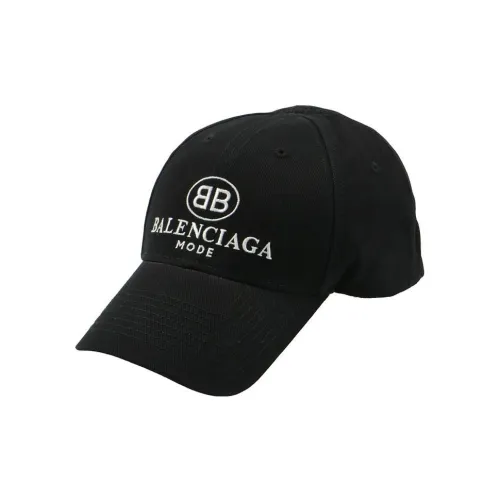 Balenciaga Хлопковые кепки черные мужские