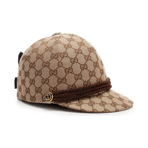 GUCCI Полиэстер Бейсболка Бежевый/коричневый Унисекс