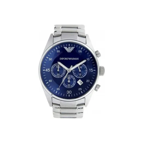 EMPORIO ARMANI Кварцевый механизм Мужские часы Синий