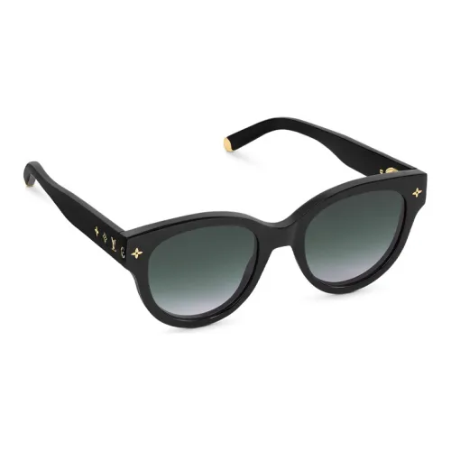 LOUIS VUITTON Пластиковая оправа Круглые линзы с чернилами Унисекс