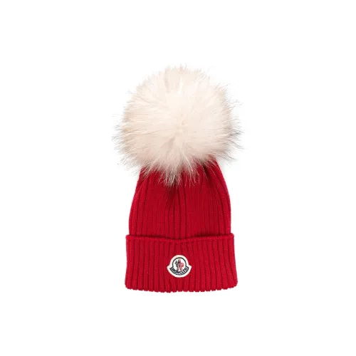 Moncler Шерстяные Шапки Красный Детский