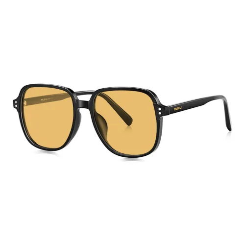 MUZU TR Памятный пластик Квадратные Солнцезащитные очки Унисекс