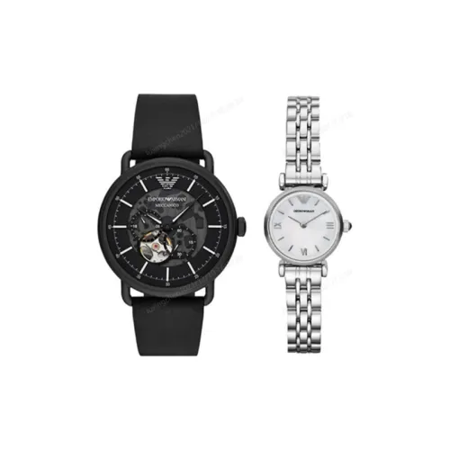 EMPORIO ARMANI Автоматический Механический Движение Унисекс Часы 43 мм Черные