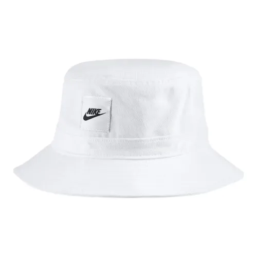 Nike Cotton Bucket Hats Унисекс Белый