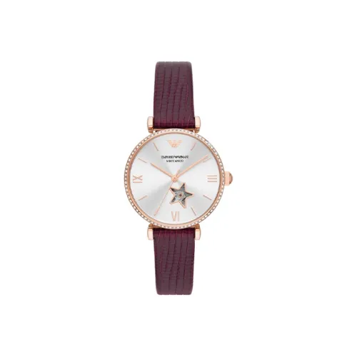 EMPORIO ARMANI Механический Movement Женские Gianni T B Часы 35 мм Серебряные