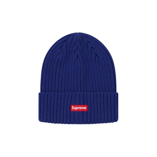 Supreme 100% хлопок Шапки-бини Унисекс Королевский синий